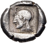 Tetrobol, Greece (ancient), 500 BC - 400 BC reverse image