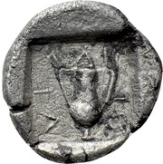 Triobol, Greece (ancient), 400 BC - 300 BC reverse image