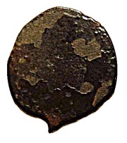Potin unit - Kadambas of Banavasi - Krishnavarma II reverse image