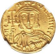 Solidus - Constantine V, Leo III obverse image