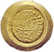 1 Tremissis - Unknown / Struck by Marinus Monertiarus obverse image