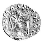 Drachm - Satavastra - 12 BC-130 AD Province of Bannu, Persian Empires, 100 reverse image