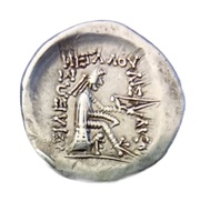 Drachme - Mithradates I - 165-132 BC Sellwood Type 11.2, Persian Empires, 165 BC - 132 BC reverse image