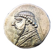 Drachme - Mithradates II - 121-91 BC Sellwood Type 27.5- Atelier III obverse image