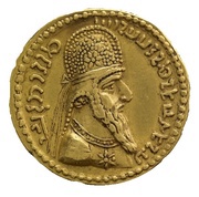 Dinar - Ardashir I type II - Parthian style Kulah obverse image