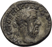 Denarius - Pescennius Niger INVICTO IMP TROPAEA obverse image