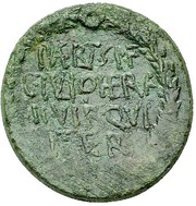 Æ22 - Augustus Wreath reverse image