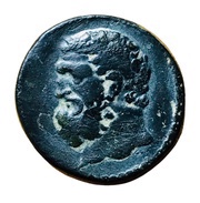 Æ20 - Maeonia ΕΠΙ ΡΟΥΦΟΥ ΜΑΙΟΝΩΝ; Heracles obverse image