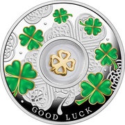 500 Francs Four-leaf clover reverse image