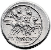 Quinarius Anonymous; ROMA reverse image