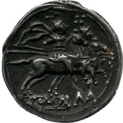Quinarius Publius Manlius Vulso; ROMA reverse image