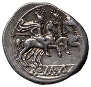 Denier, Rome, 189 BC - 180 BC reverse image