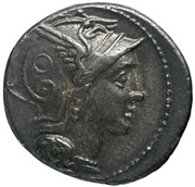 Denarius Clodia: Gaius Clodius Pulcher; C•PVLCHER obverse image