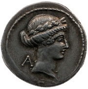 Denarius C. Considius Paetus; C•CONSIDI PAETI obverse image