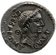 Denarius - Julius Caesar M•METTIVS; Rome obverse image