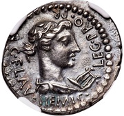 Denarius - Brutus C·FLAV·HEMIC·LEG·PRO·PR / Q·CAEP·BRVT·IMP obverse image
