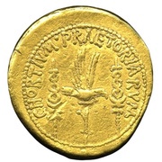Aureus - Mark Antony CHORTIVM · PRAETORIARVM, Rome, 32 BC - 31 BC reverse image