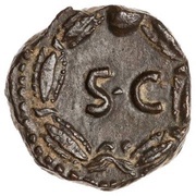 Quadrans - Titus S C, Rome, 80-81 reverse image