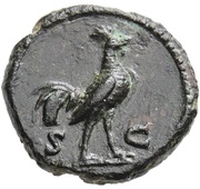 Quadrans - Anonymous S C; Mercury, Rome, 81-161 reverse image