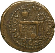 Semis - Nero CER QVINQ ROM CO S C, Rome, 62-68 reverse image