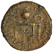 Semis - Nero CER QVINQ ROM CO S S C, Rome, 62-68 reverse image