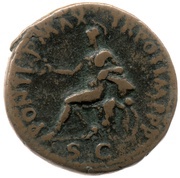 Semis - Nero PONTIF MAX TR POT IMP P P S C; Roma, Rome, 62-68 reverse image