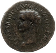 As - Tiberius and Augustus DIVVS AVGVSTVS PATER PATRIAE obverse image