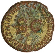 As - Germanicus C CAESAR DIVI AVG PRON AVG P M TR P III P P, Rome, 39-40 reverse image