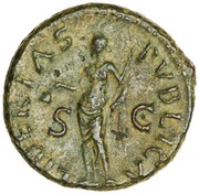 As - Galba LIBERTAS PVBLICA S C; Libertas, Rome, 68-69 reverse image