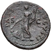 As - Galba PAXS AVGVSTI S C; Pax, Rome, 68-69 reverse image
