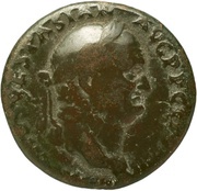 As - Vespasian FIDES PVBLICA S C obverse image