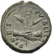 As - Titus FIDES PVBLICA S C, Rome, 72-73 reverse image