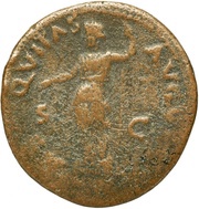 As - Vespasian AEQVITAS AVGVST S C; Aequitas, Rome, 74 reverse image