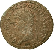 As - Titus and Domitian CAESAR AVG F DOMITIAN COS II, Rome, 74 reverse image