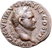 As - Titus PAX AVGVST S C; Pax obverse image