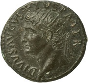 As - Augustus IMP T VESP AVG REST S C PROVIDENT obverse image