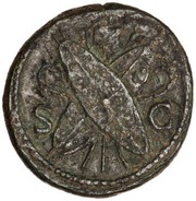 As - Domitian S C, Rome, 85 reverse image