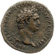As - Domitian S C obverse image