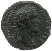 As - Antoninus Pius TR POT COS III S C; Clementia obverse image