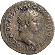 Dupondius - Nero SECVRITAS AVGVSTI; Securitas obverse image