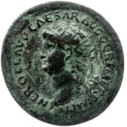 Dupondius - Nero MAC AVG S C II obverse image
