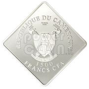 1500 Francs Black rhinoceros; small type obverse image