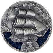2000 Francs Queen Anne's Revenge, Cameroon, 2019 reverse image