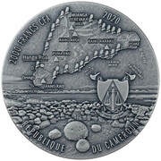 2000 Francs Easter Island obverse image