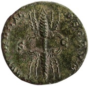 Dupondius - Antoninus Pius PROVIDENTIAE DEORVM S C, Rome, 140-144 reverse image