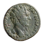 Dupondius - Marcus Aurelius HILARITAS S C; Hilaritas obverse image