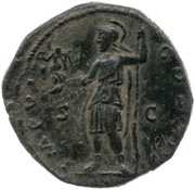 Dupondius - Marcus Aurelius IMP VII COS III S C; Roma and Victory, Rome, 174 reverse image