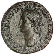 Sestertius - Caligula ADLOCVT COH obverse image