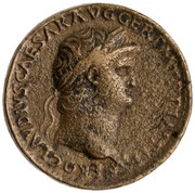 Sestertius - Nero DECVRSIO S C obverse image