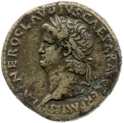 Sestertius - Nero PACE P R TERRA MARIQ PARTA IANVM CLVSIT S C obverse image